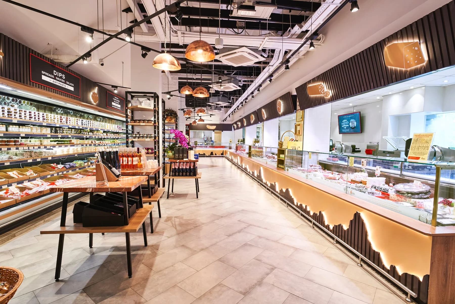 Huber’s Butchery specialist food market interior