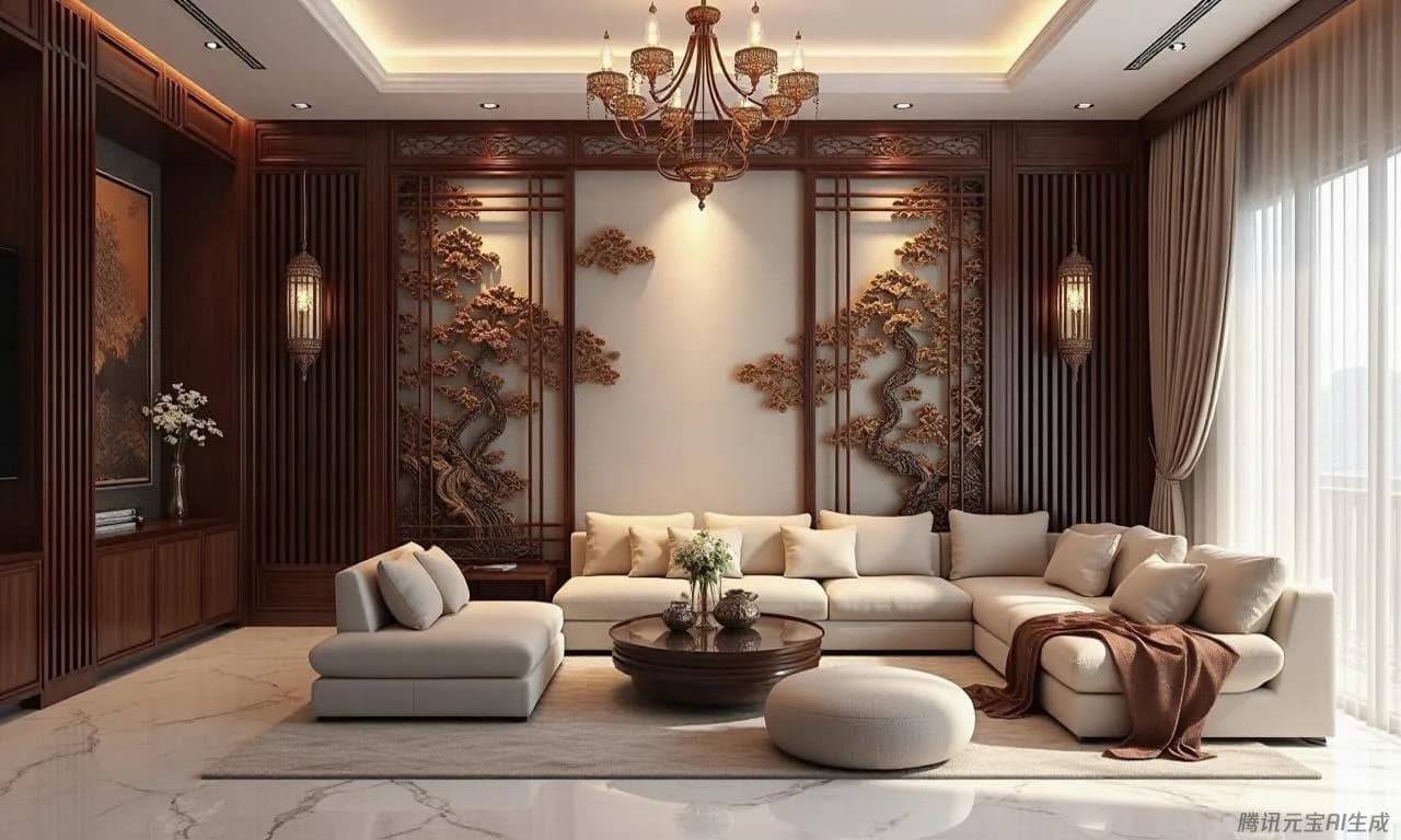 Chinese Residence Concept interior view 1