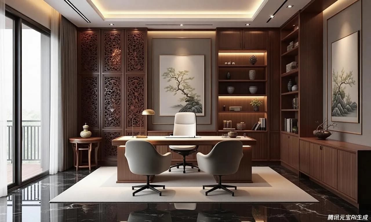 Chinese Residence Concept interior view 4